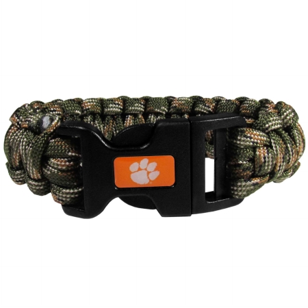 Clemson Tigers Camo Survivor Bracelet - Camo - 5 ft - Functional Gear