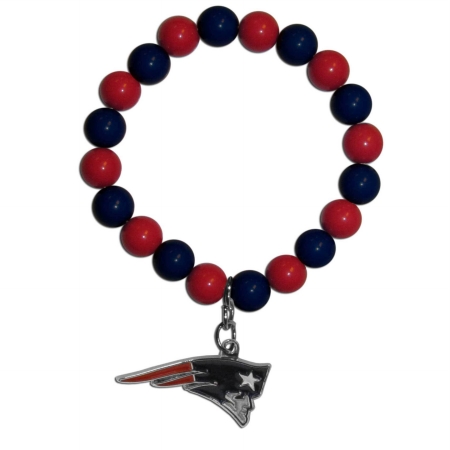 Siskiyou Sports FFBB120 NFL New England Patriots Fan Bead Bracelet