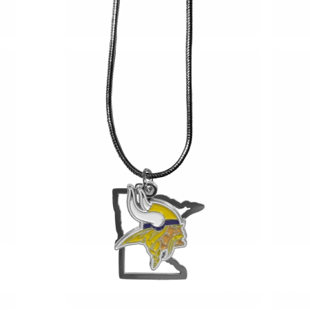 NFL Minnesota Vikings State Charm Necklace