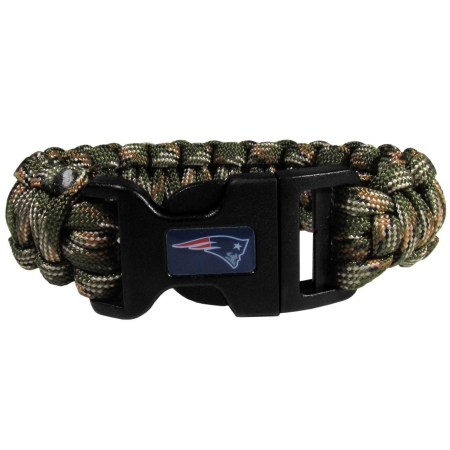 Siskiyou Sports FSUB120GC NFL New England Patriots Camo Survivor Bracelet