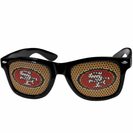 NFL San Francisco 49ers Game Day Shades - Red/Gold - One Size - Durable Polycarbonate Frames