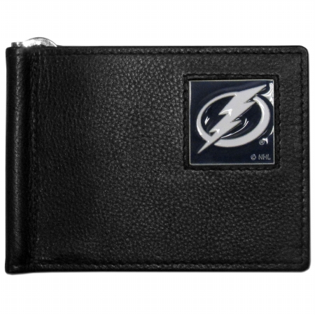 Picture of Siskiyou Sports HBCW80 NHL Tampa Bay Lightning Leather Bill Clip Wallet