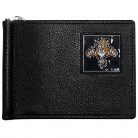 Picture of Siskiyou Sports HBCW95 NHL Florida Panthers Leather Bill Clip Wallet