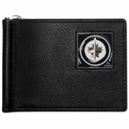 Picture of Siskiyou Sports HBCW155 NHL Winnipeg Jets Leather Bill Clip Wallet