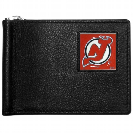 Picture of Siskiyou Sports HBCW50 NHL New Jersey Devils Leather Bill Clip Wallet