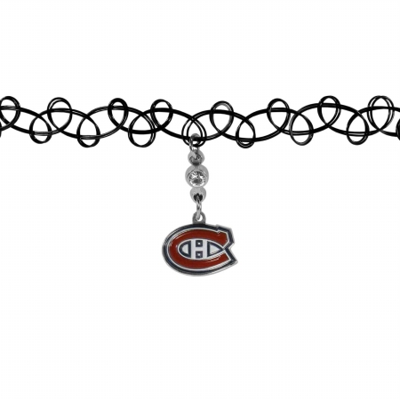 Picture of Siskiyou Sports HCKR30 NHL Montreal Canadiens Knotted Choker