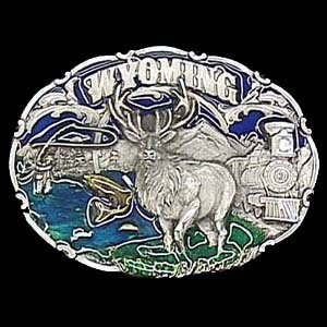Picture of Siskiyou Sports P67 Wyoming Antiqued Belt Buckle