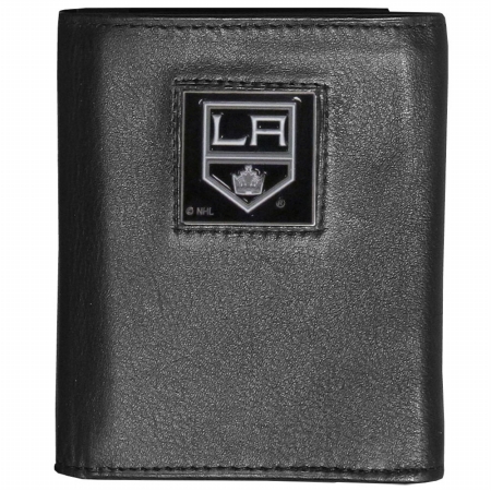 Picture of Siskiyou Sports HTR75 NHL Los Angeles Kings Deluxe Leather Tri-fold Wallet Packaged in Gift Box