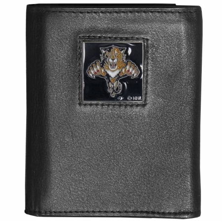 Picture of Siskiyou Sports HTR95 NHL Florida Panthers Deluxe Leather Tri-fold Wallet Packaged in Gift Box