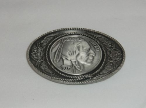 Picture of Siskiyou Sports N80 Indian Head Nickel Antiqued Belt Buckle