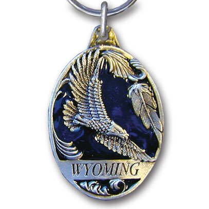 Siskiyou Sports RK309E Wyoming Eagle Key Chain