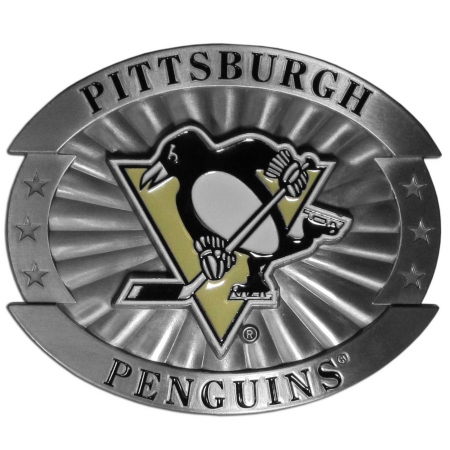 Picture of Siskiyou Sports OHB100 NHL Pittsburgh Penguins Oversized Belt Buckle
