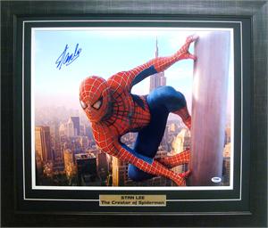 Picture of Encore Select 292-25 16 x 20 in. Autographed Stan Lee SpiderMan 1 Deluxe Frame