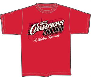 Picture of Encore Select A-T1 ChicaGo Hockey Power Play Champions T-Shirt&#44; Medium