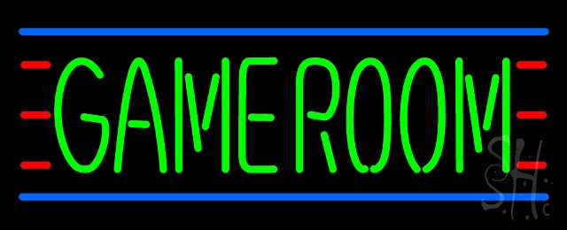 N100-0864-clear Game Room Clear Backing Neon Sign, 13 x 1 x 32 in.