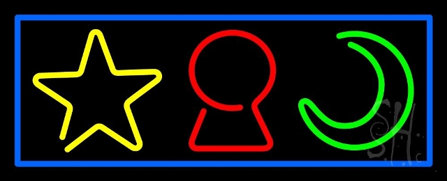 Psychic with Logo Clear Backing Neon Sign, 13 x 1 x 32 in.