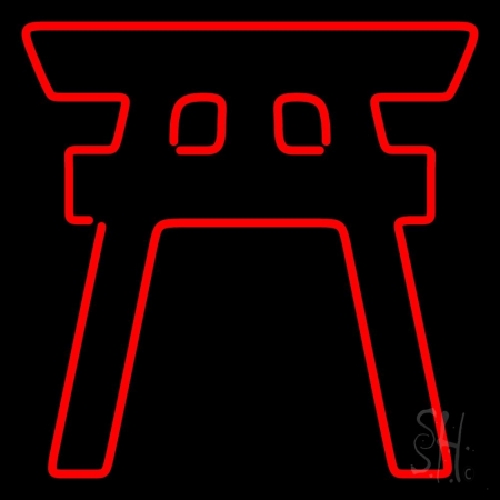 Shinto Clear Backing Neon Sign, 24 x 1 x 24 in.