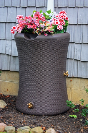 65 gal Impressions Willow Rain Saver, Dark Brown