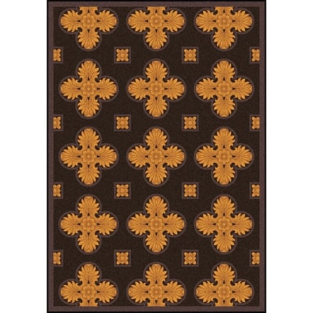 1770C-02 Any Day Matinee Tivoli Rectangle Theater Area Rugs  02 Brown - 5 ft. 4 in. x 7 ft. 8 in.