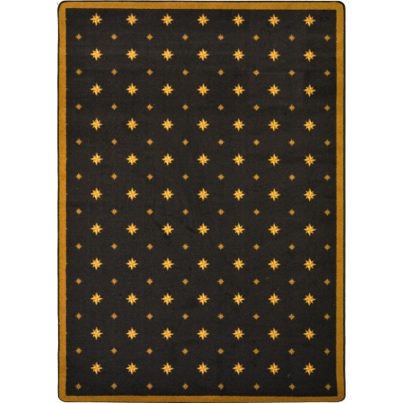1667D-02 Any Day Matinee Walk of Fame Rectangle Theater Area Rugs 02 Brown - 7 ft. 8 in. x 10 ft. 9 in.