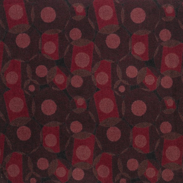 1753C-01 Games People Play Corner Pocket Rectangle Gaming & Sports Area Rugs  01 Burgundy - 5 ft. 4 in. x 7 ft. 8 in.