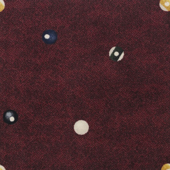 1766C-02 Games People Play Open Table Rectangle Gaming & Sports Area Rugs  02 Burgundy - 5 ft. 4 in. x 7 ft. 8 in.