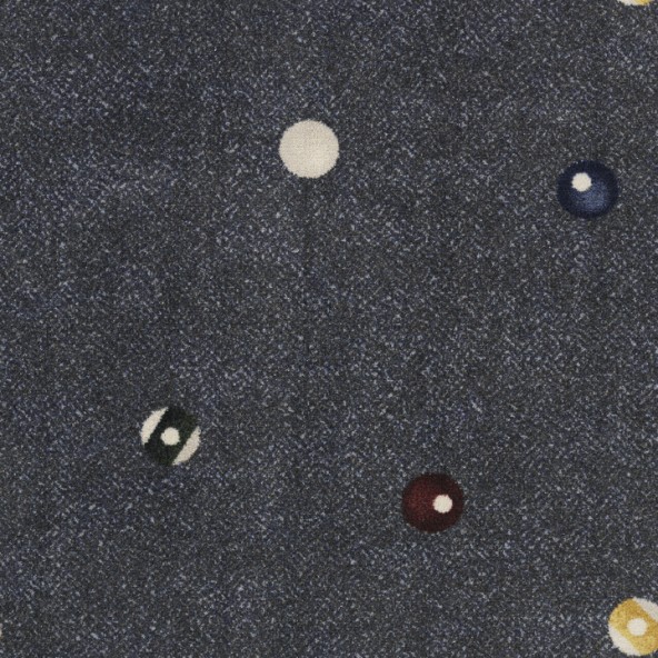 1766C-03 Games People Play Open Table Rectangle Gaming & Sports Area Rugs  03 Charcoal - 5 ft. 4 in. x 7 ft. 8 in.