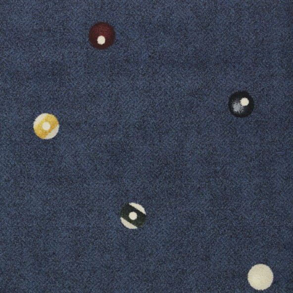 Picture of Joy Carpets 1768D-04 Games People Play Roll the Dice Rectangle Gaming &amp; Sports Area Rugs  04 Navy - 7 ft. 8 in. x 10 ft. 9 in.