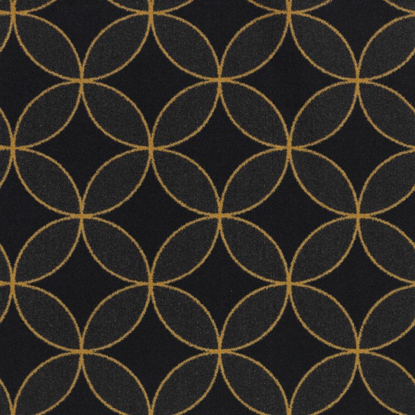 Kaleidoscope Eclipse Rectangle Whimsical Area Rugs 02 Gold - 3 ft. 10 in. x 5 ft. 4 in.