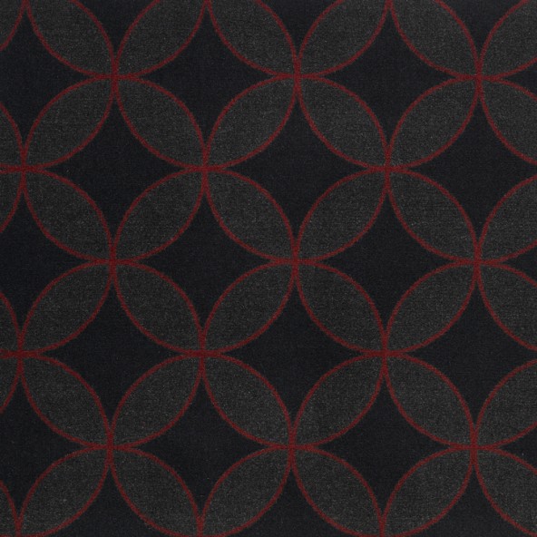 1759B-04 Kaleidoscope Eclipse Rectangle Whimsical Area Rugs 04 Red - 3 ft. 10 in. x 5 ft. 4 in.