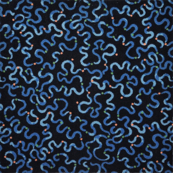1769C-01 Kaleidoscope Serpentine Rectangle Whimsical Area Rugs  01 Blue - 5 ft. 4 in. x 7 ft. 8 in.