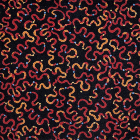 1769C-04 Kaleidoscope Serpentine Rectangle Whimsical Area Rugs  04 Red - 5 ft. 4 in. x 7 ft. 8 in.