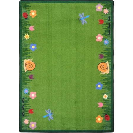 1717B Kid Essentials Summer Friends Geography & Environment Rectangle Rugs  Multi Color - 3 ft. 10 in. x 5 ft. 4 in -  Joy Carpets