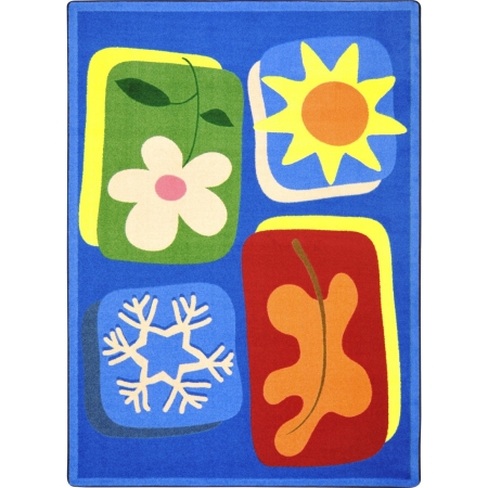 1715C Kid Essentials First Seasons Infants & Toddlers Rectangle Rugs Multi Color - 5 ft. 4 in. x 7 ft. 8 in.