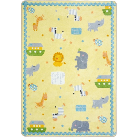 Kid Essentials Simply Noah Infants & Toddlers Rectangle Rugs Multi Color - 7 ft. 8 in. x 10 ft. 9 in.