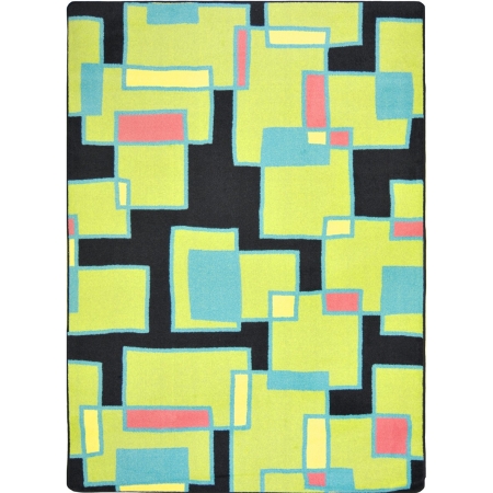 Kid Essentials Outside the Box Rectangle Teen Area Rugs 03 Tropical - 3 ft. 10 in. x 5 ft. 4 in.