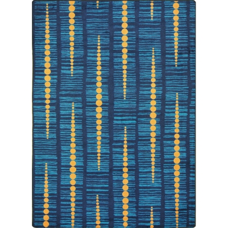 1702C-02 Kid Essentials Recoil Rectangle Teen Area Rugs 02 Blue - 5 ft. 4 in. x 7 ft. 8 in.