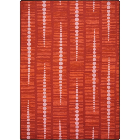 1702C-03 Kid Essentials Recoil Rectangle Teen Area Rugs 03 Red - 5 ft. 4 in. x 7 ft. 8 in.