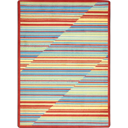 1723C-02 Kid Essentials Rhythm Rectangle Teen Area Rugs 02 Tropical - 5 ft. 4 in. x 7 ft. 8 in.