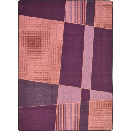 1724C-02 Kid Essentials Spazz Rectangle Teen Area Rugs 02 Purple - 5 ft. 4 in. x 7 ft. 8 in.