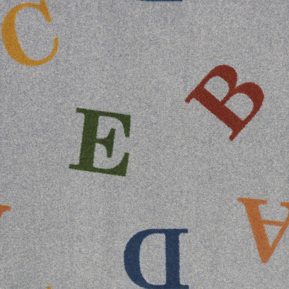 1728B-02 Playful Patterns Love Letters Rectangle Childrens Area Rugs  02 Chimney Sweep - 3 ft. 10 in. x 5 ft. 4 in.