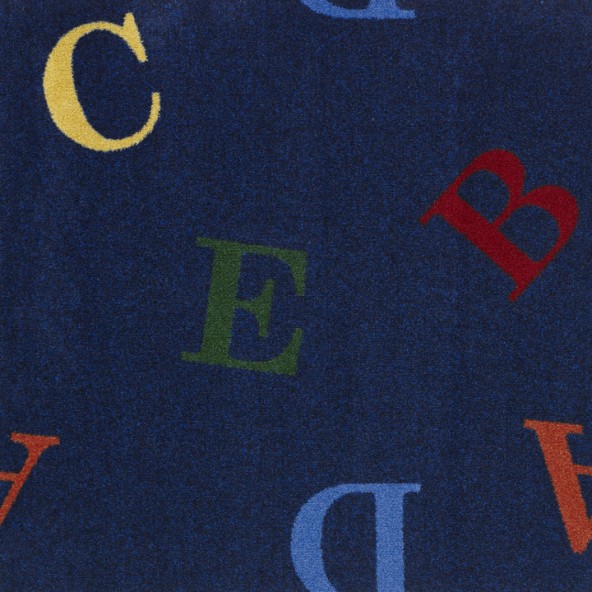 1728D-04 Playful Patterns Love Letters Rectangle Childrens Area Rugs 04 Rainbow - 7 ft. 8 in. x 10 ft. 9 in.