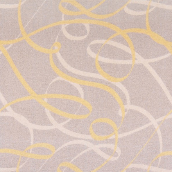 1746C-04 Playful Patterns Ribbons Rectangle Childrens Area Rugs  04 Yellow - 5 ft. 4 in. x 7 ft. 8 in.
