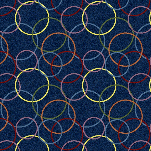 1771C Playful Patterns Spirals Rectangle Childrens Area Rugs  Multi Color - 5 ft. 4 in. x 7 ft. 8 in.
