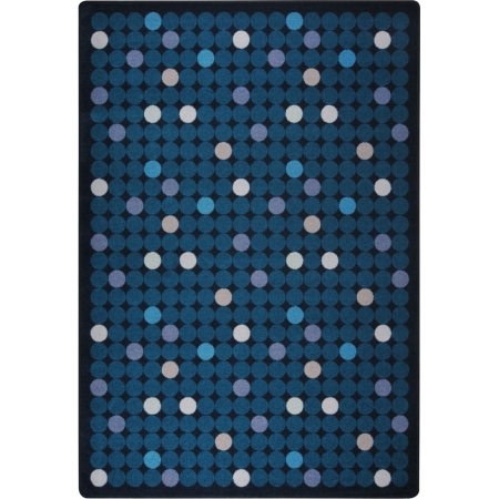 Playful Patterns Spot On Rectangle Childrens Area Rugs 04 Seaside - 3 ft. 10 in. x 5 ft. 4 in.