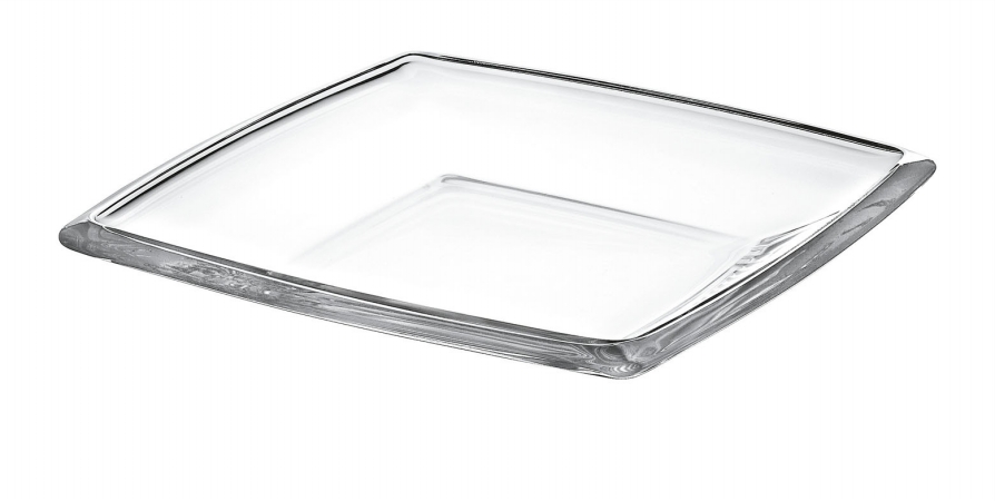 Picture of Majestic Gifts E63238 11 x 11 in. Glass & Square Centerpiece&#44; Clear