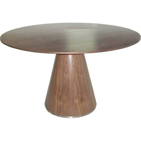 KC-1028-03 Otago Dining Round Table, Walnut - 29.5 x 47 x 47 in.
