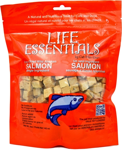 Picture of Cat Man Doo 689076840729 Bow Bags of Freeze Dried Wild Alaskan Salmon, 2 oz