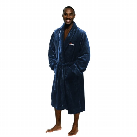 Picture of Northwest 1NFL-34900-0004-RET NFL Broncos Man Bath Robe, Large & Extra Large
