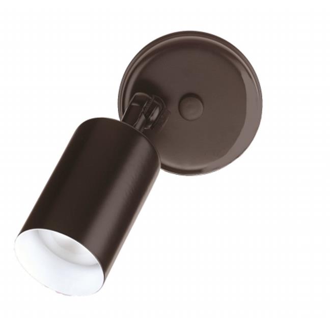 NICOR 11511 50 Watts Cylindrical Adjustable Bullet Light  Black